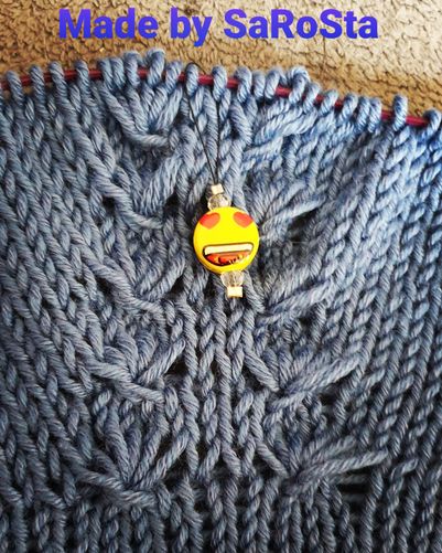Raglanzunahme wrapper KAL, maschenmakierer knit pro. I love it 