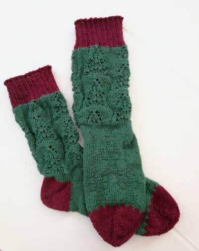 KAL Advents-Socken Weihnachten 2021, hatte die Fotos nur in 