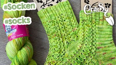 Socken Grüne Hoffnung aus Wollige Geschichten und mehr