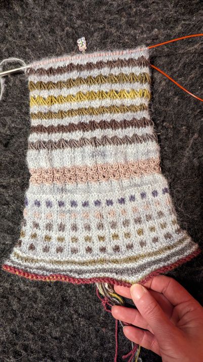 Ein kleines Update zum knitmas mkal :-)