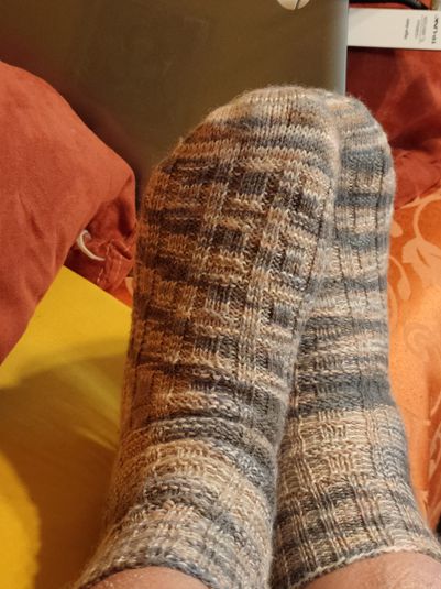 Socken stricken machen Spaß 