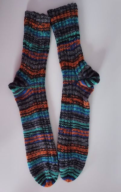 Socken ohne besonderes Muster :) 
