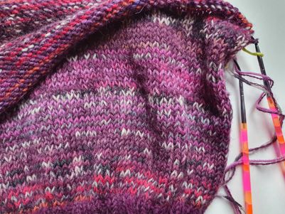 #Socktober Helix knitting und Alpaca lace combi macht ein 