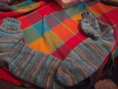 Meine ersten ToeUp Socken!!! Größe 45 und langer Schaft, 