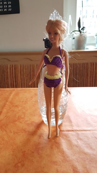 Bikini für Barbie gehäkelter Bikini für Barbie

