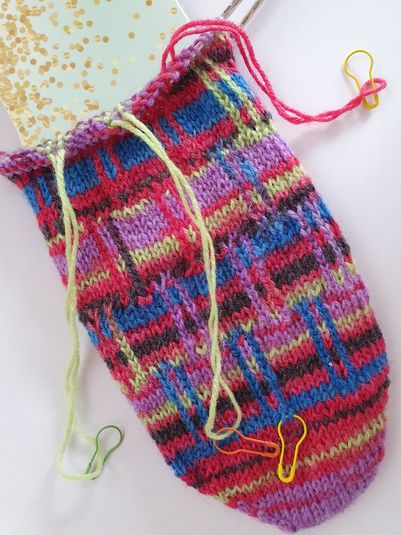 Mehr knitloops Socken Übe die Technik weiter
Diesmal ein 