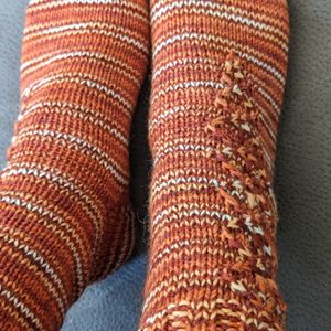 Fuchsi-Socken
