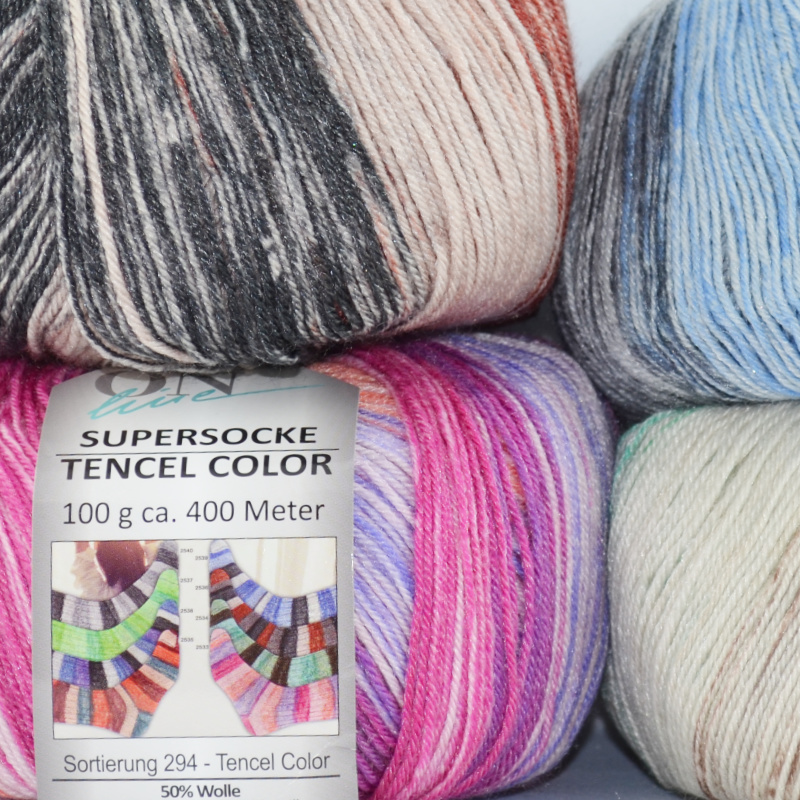Supersocke Tencel Color 4-fach von ONline