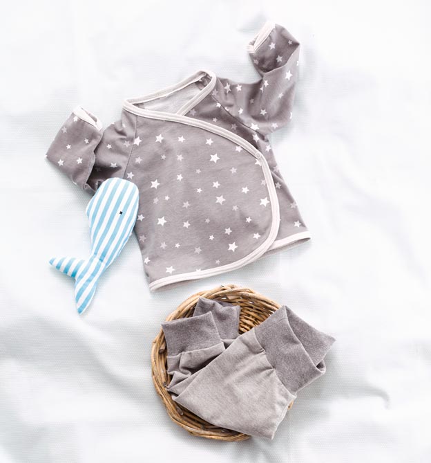 Nähen mit Jersey für Babys - Spielsachen, Kleidung und Accessoires