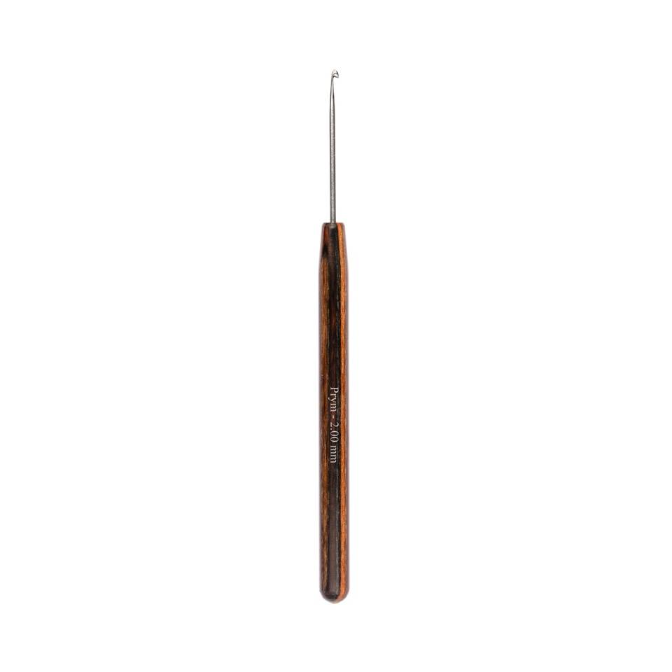 Wollhäkelnadel Natural, 14 cm mit Aluminium Haken von Prym 1530