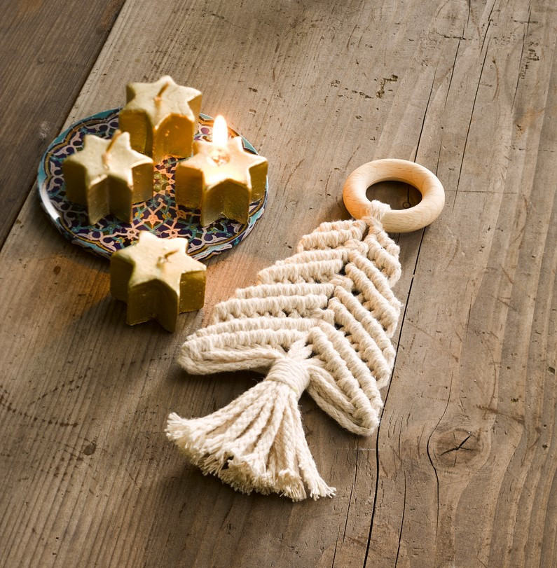 Makramee Adventskalender Makramee Adventskalender