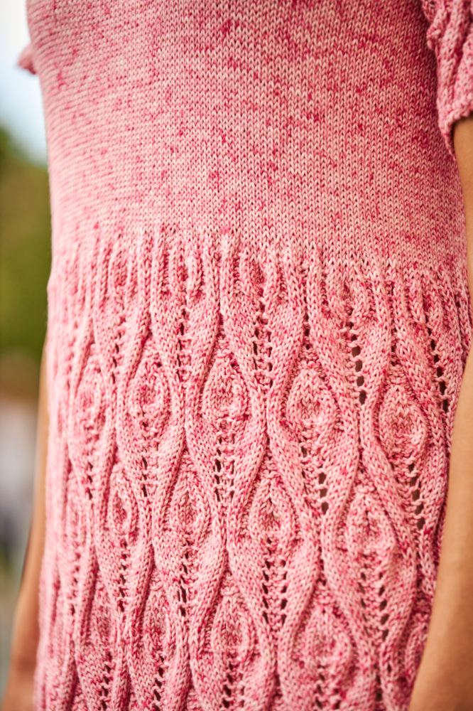 Kleid mit Blattmuster | Anleitungsheft | Wolle Viva Summer  | Stricken | Regina Bühler, Pro Lana