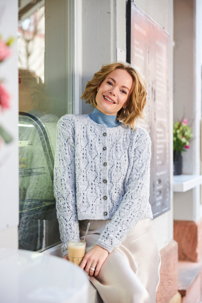 Kurzjacke im Ajourmuster | Anleitungsheft | Wolle Sydney  | Stricken | Pro Lana, Christophorus Verlag