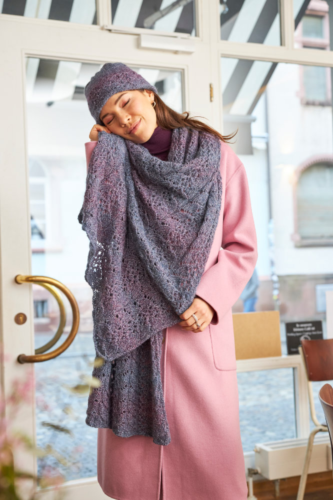 Tuch mit Fantasiemuster | Anleitungsheft | Wolle Melbourne  | Stricken | Pro Lana, Christophorus Verlag