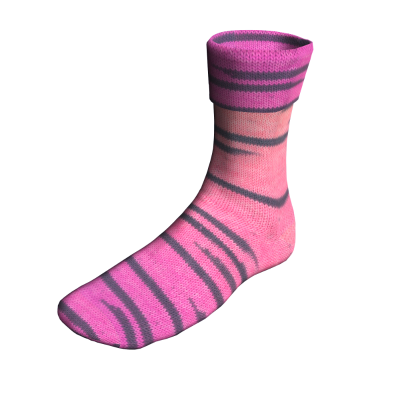Jawoll Twin Strumpfgarn von Lang Yarns 0515 - pink/rosa/grau