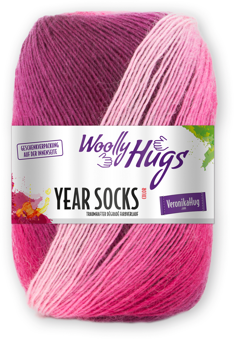 Year Socks von Woolly Hugs 0004 - April