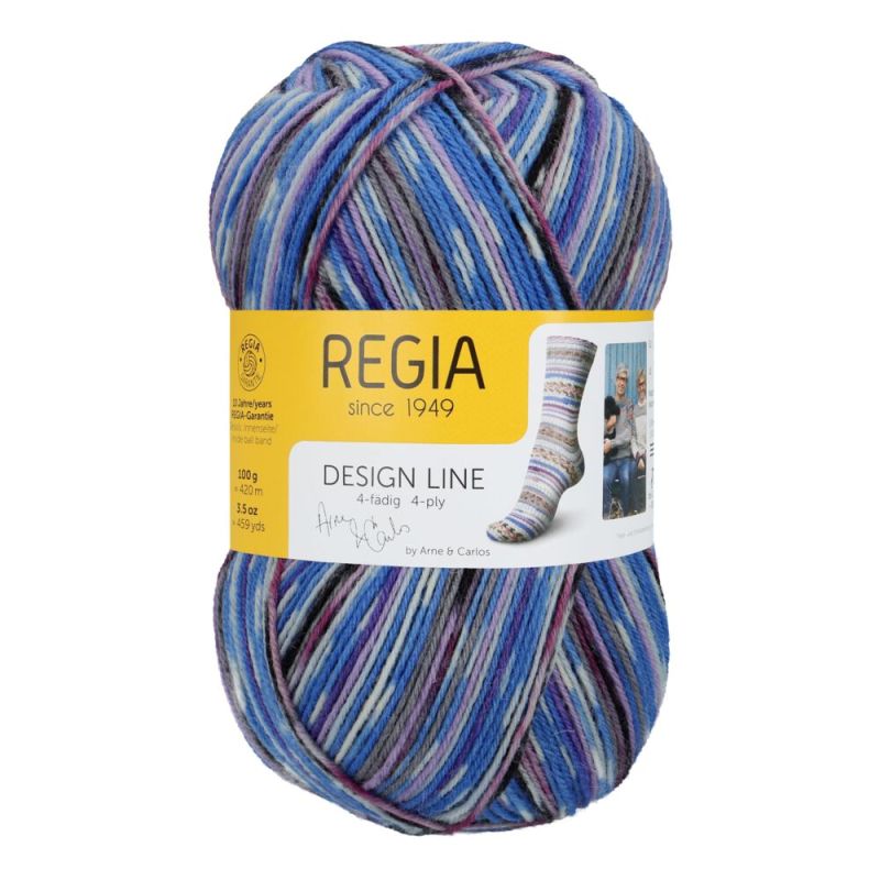 Sockenwolle Design Line by Arne & Carlos von Regia 03881 nusfjord color