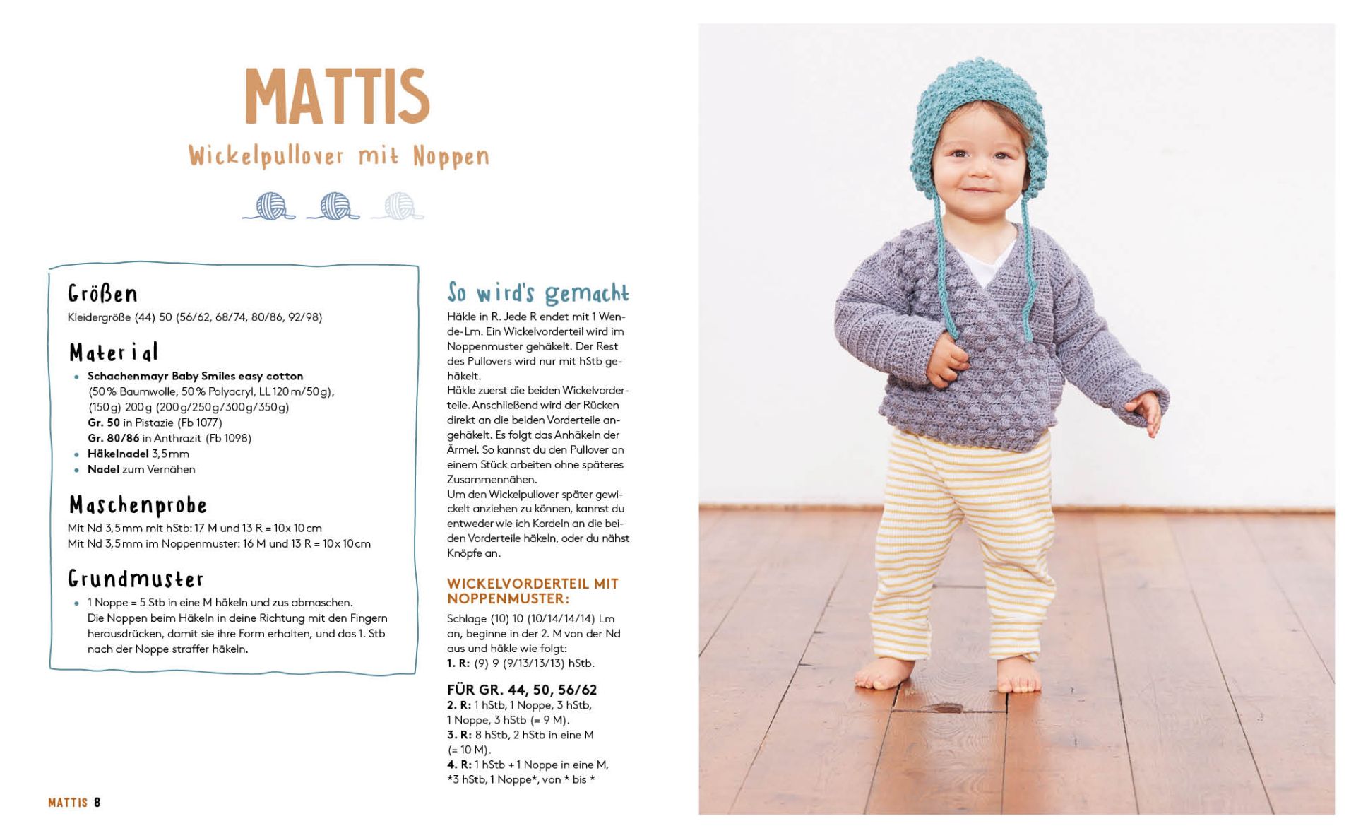 Hej. Babymode häkeln - Romper, Jäckchen, Höschen und Decken im Skandi-Look