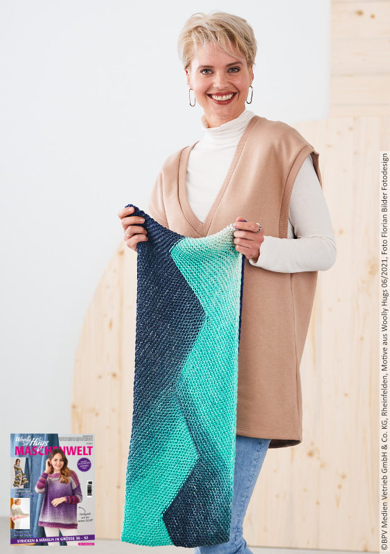 Loop Morgentau | Anleitung aus Heft | Stricken | Woolly Hugs