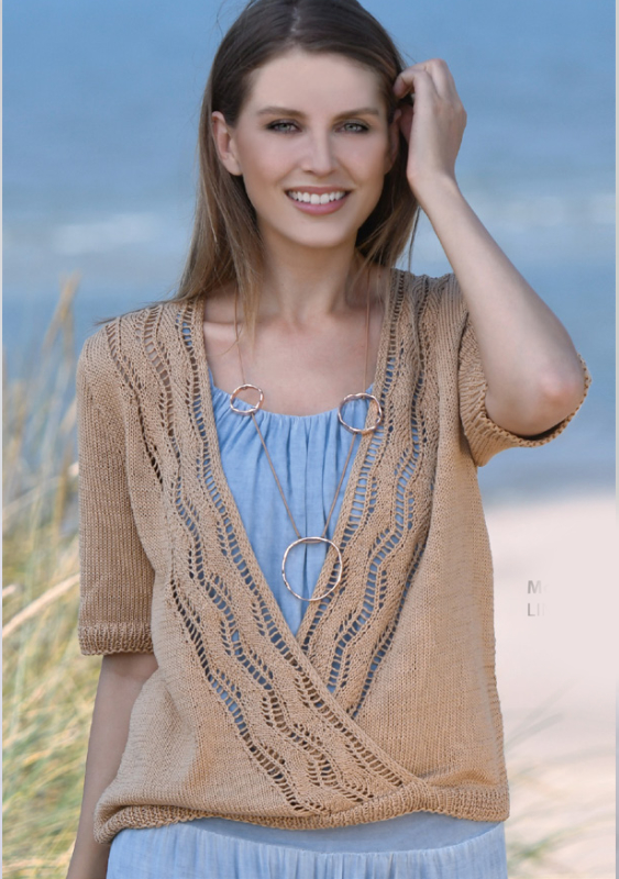 Pulli in Wickeloptik | Einzelanleitung | Wolle Candy Linie 134  | Stricken | ONline