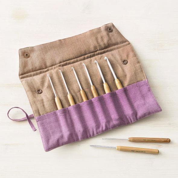 Häkelnadeln Set Bamboo Silver von Pony