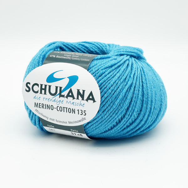 Merino Cotton 135 von Schulana 0081 - türkis
