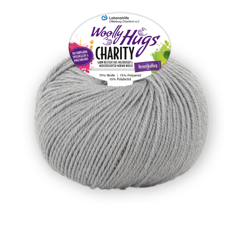 Charity von Woolly Hugs 0090 - stein
