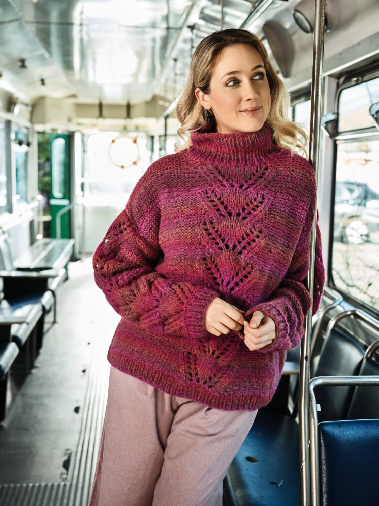 Sweater Chunky Ajour | Anleitungsheft | Wolle Smooth  | Stricken | Pro Lana Sweater Chunky Ajour | Anleitungsheft | Wolle Smooth  | Stricken | Pro Lana