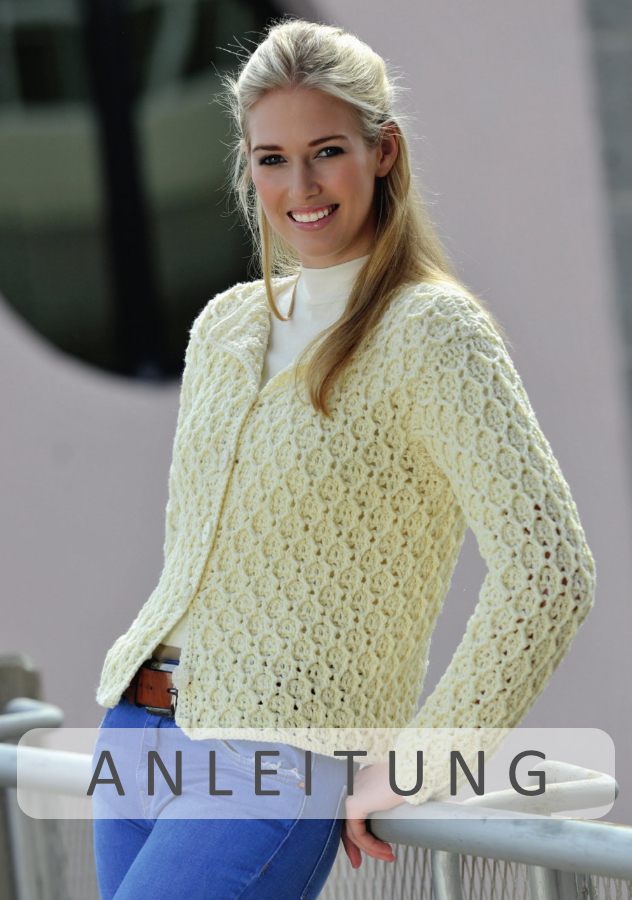 Häkeljacke | Einzelanleitung | Wolle Starwool Linie 4  | Häkeln | ONline