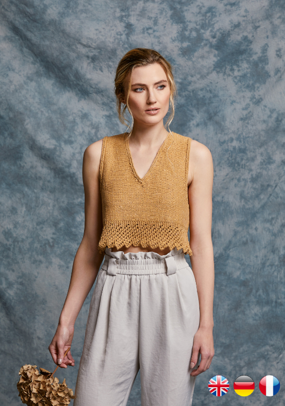 Top Radish lang | Einzelanleitung | Stricken | Lisa Richardson