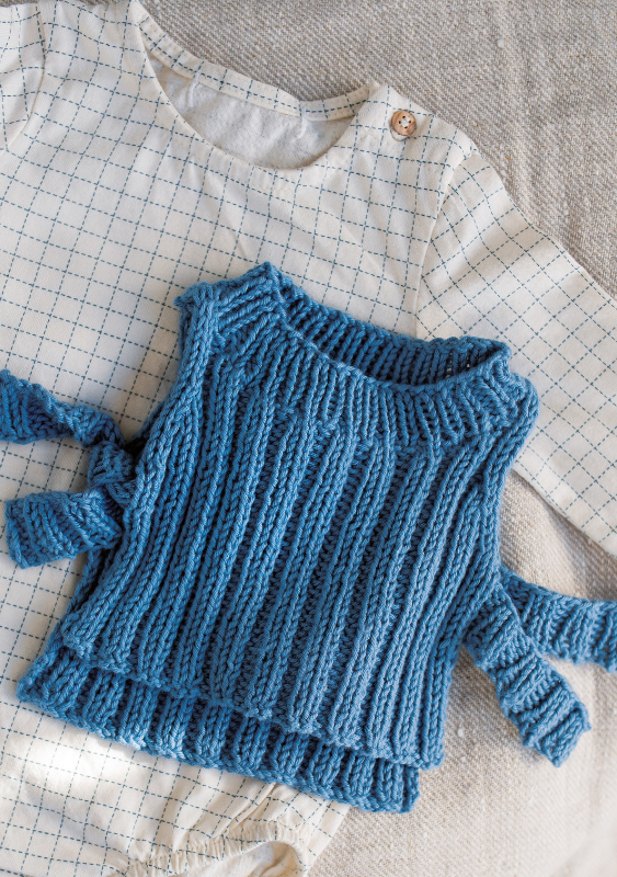 Baby-Pulli Bonnie | Wollpaket mit Baby Cashsoft Merino | Stricken