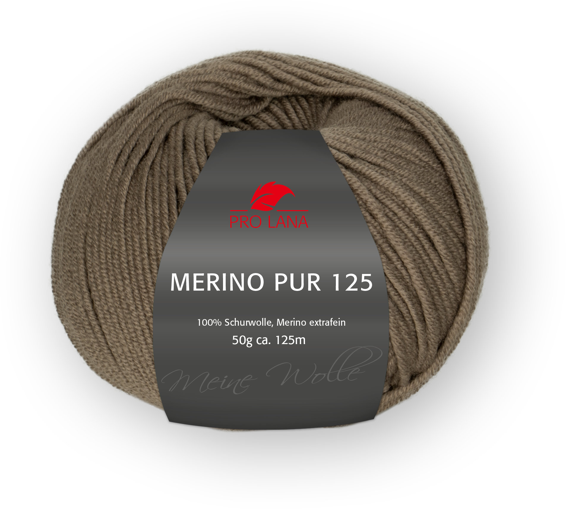 Merino Pur 125 von Pro Lana 0010 - oliv