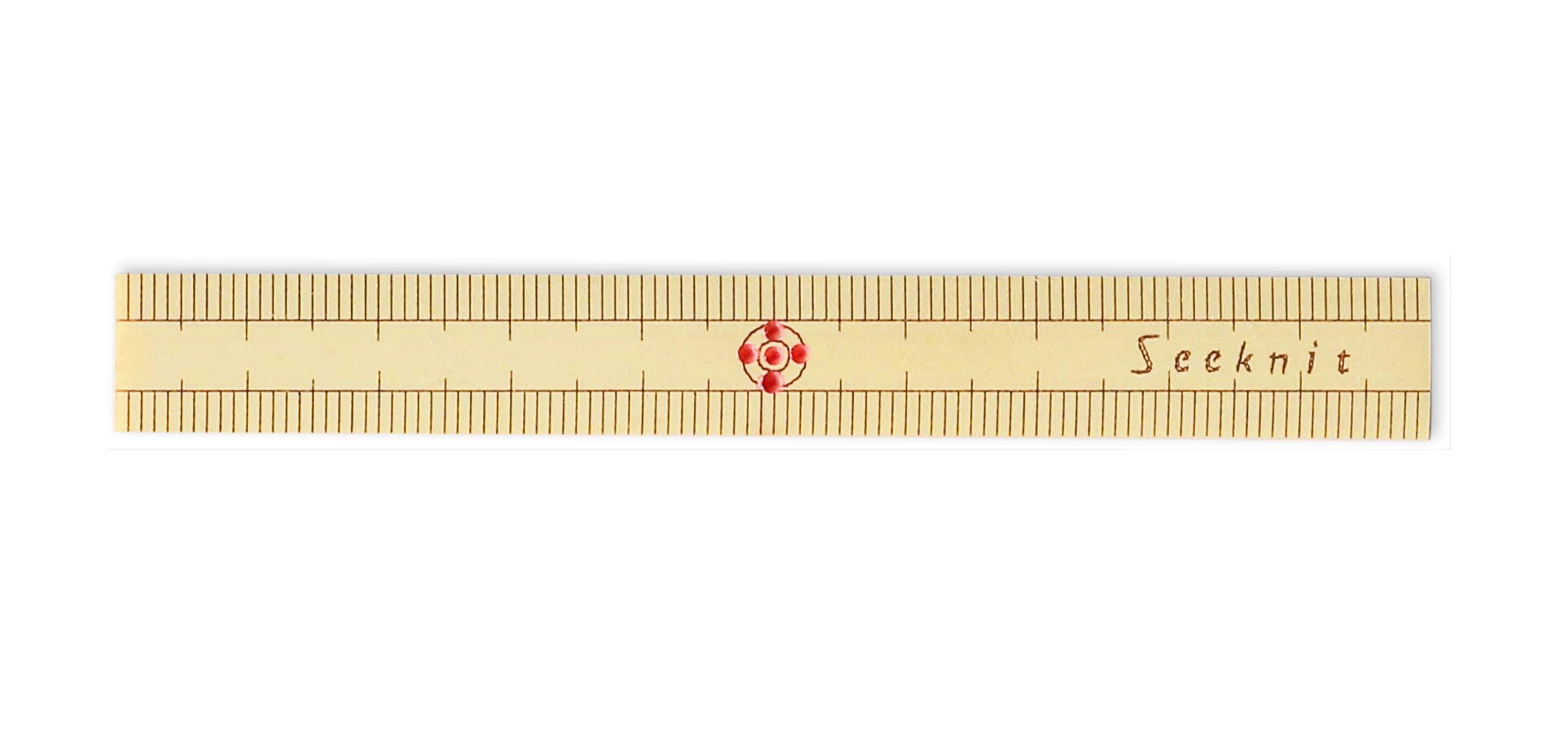 Shirotake Bambus Lineal von Seeknit 10 cm  (4 inch)