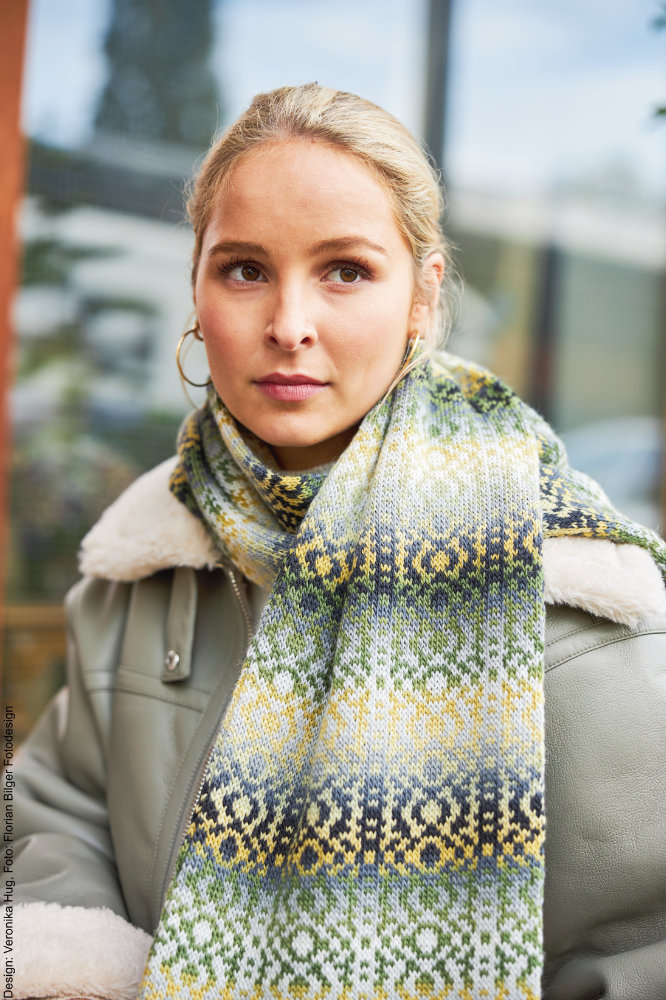 Stola new Fashion  | Wollpaket mit Year Socks  | Stricken | Veronika Hug, Woolly Hugs, Christophorus Verlag