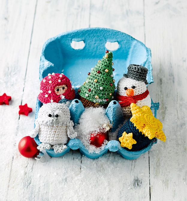 Winterliche Überraschungs-HäkelEi - Häkeln, schenken, staunen