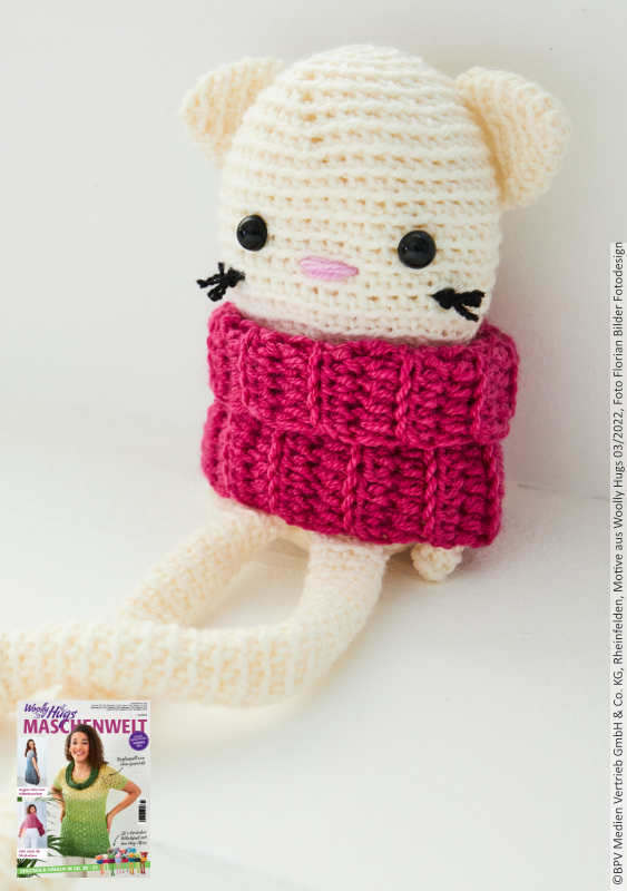 Hug-Mee Cat | Anleitungsheft | Wolle Charity  | Häkeln | Veronika Hug, Woolly Hugs, Christophorus Verlag
