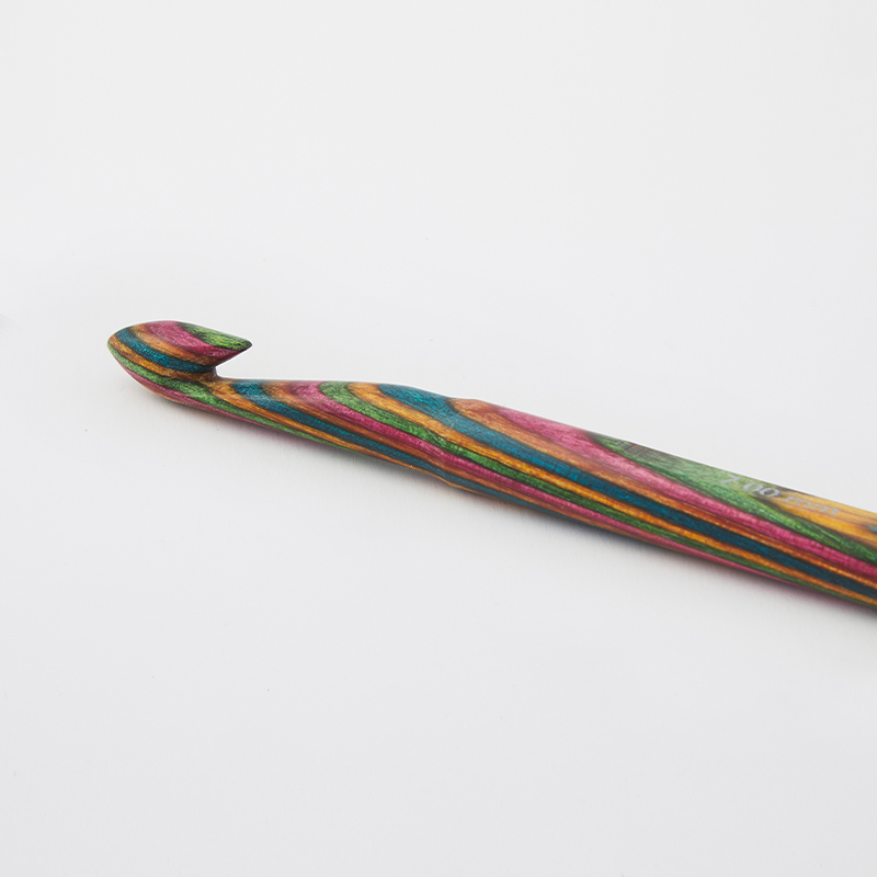 Doppelhäkelnadel Symfonie Holz von knit pro 6,00 - 6,50 mm