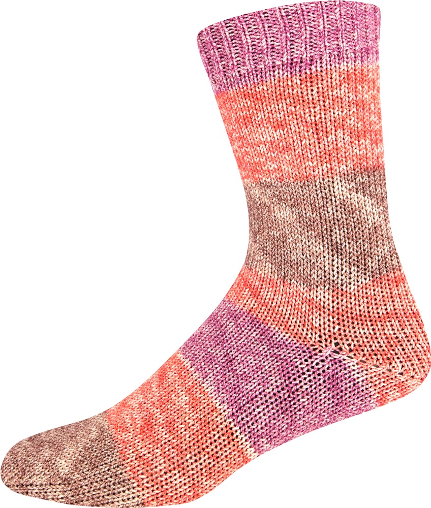 Supersocke Cotton Stretch Sort. 347 Color 4-fach von ONLine 2994