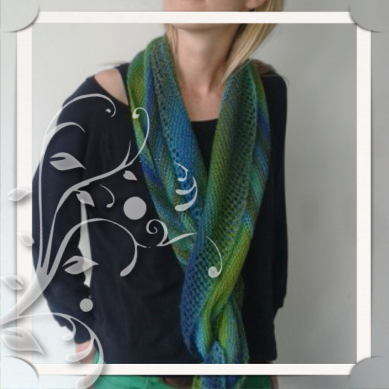 Tuch Lorelitas Traum | Einzelanleitung | Wolle Zauberball® Crazy  | Stricken | Sylvie Rasch