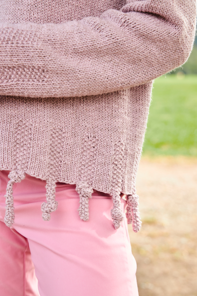 Pulli mit Strickschnüren | Anleitungsheft | Wolle Chello  | Stricken | Regina Bühler, Pro Lana