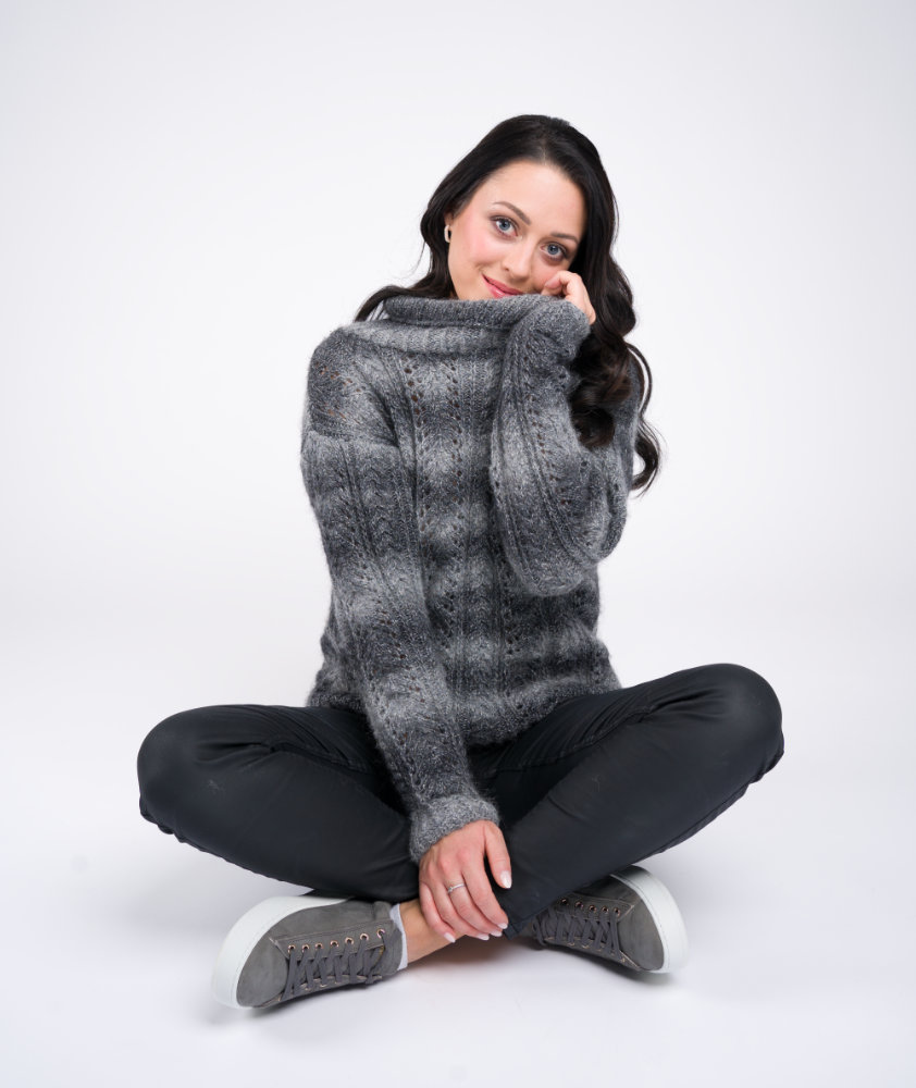 Pulli mit Rippen-Zopfmuster | Anleitungsheft | Wolle Melbourne  | Stricken | Pro Lana