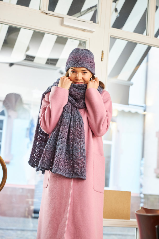Tuch mit Fantasiemuster | Anleitungsheft | Wolle Melbourne  | Stricken | Pro Lana, Christophorus Verlag