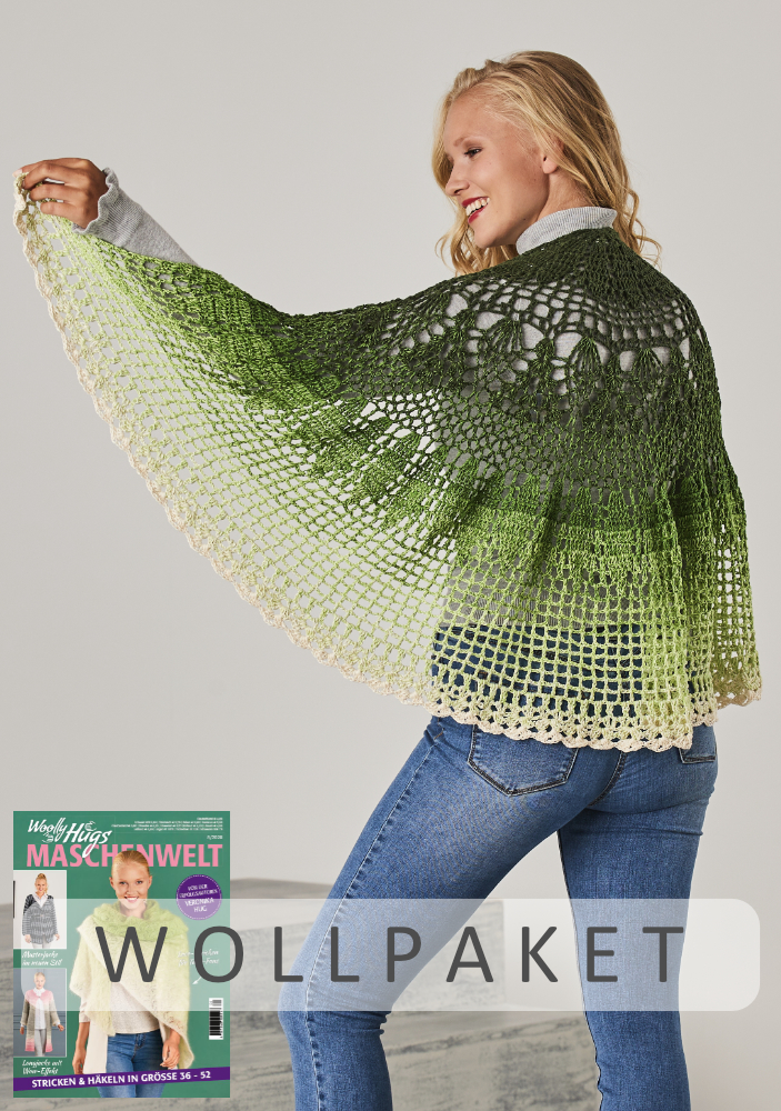 Tuch Elfi | Anleitungsheft | Wolle BOBBEL cotton 800m  | Häkeln | Veronika Hug, Woolly Hugs