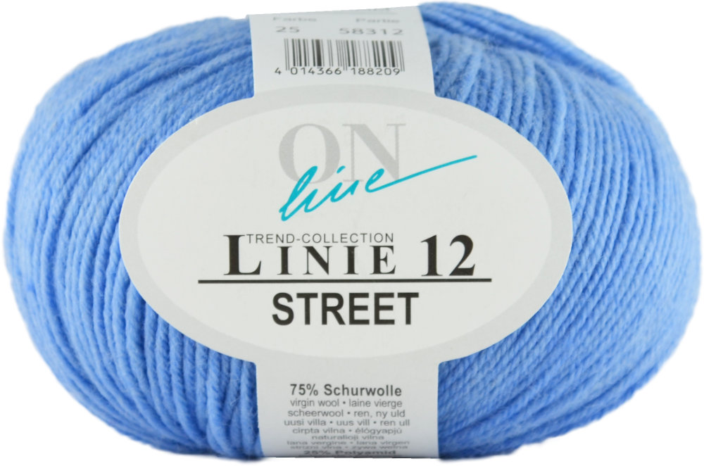 Street Linie 12 von ONline 0025 - kornblumemblau