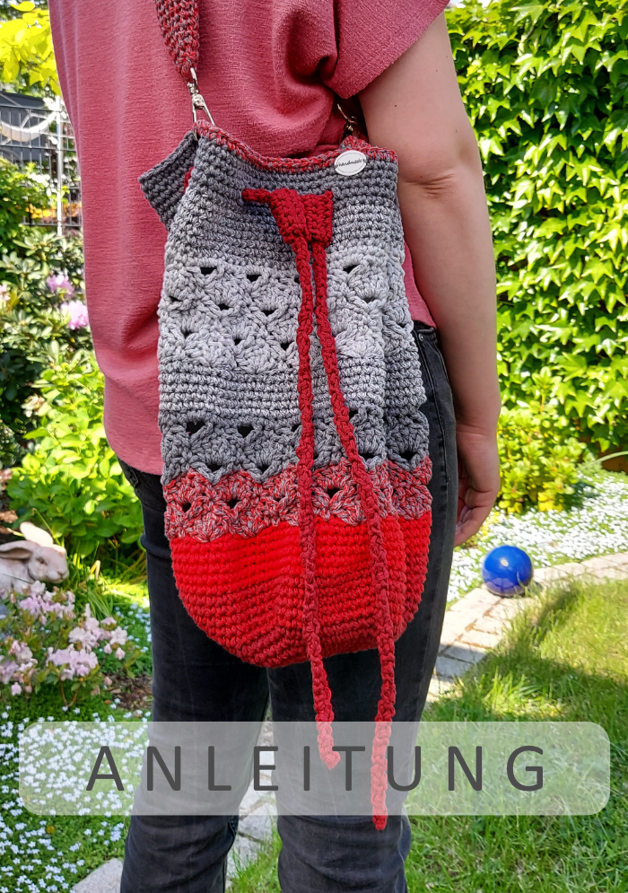 Beutel Sporty | Einzelanleitung | Wolle Rope Plait  | Häkeln | Annemarie