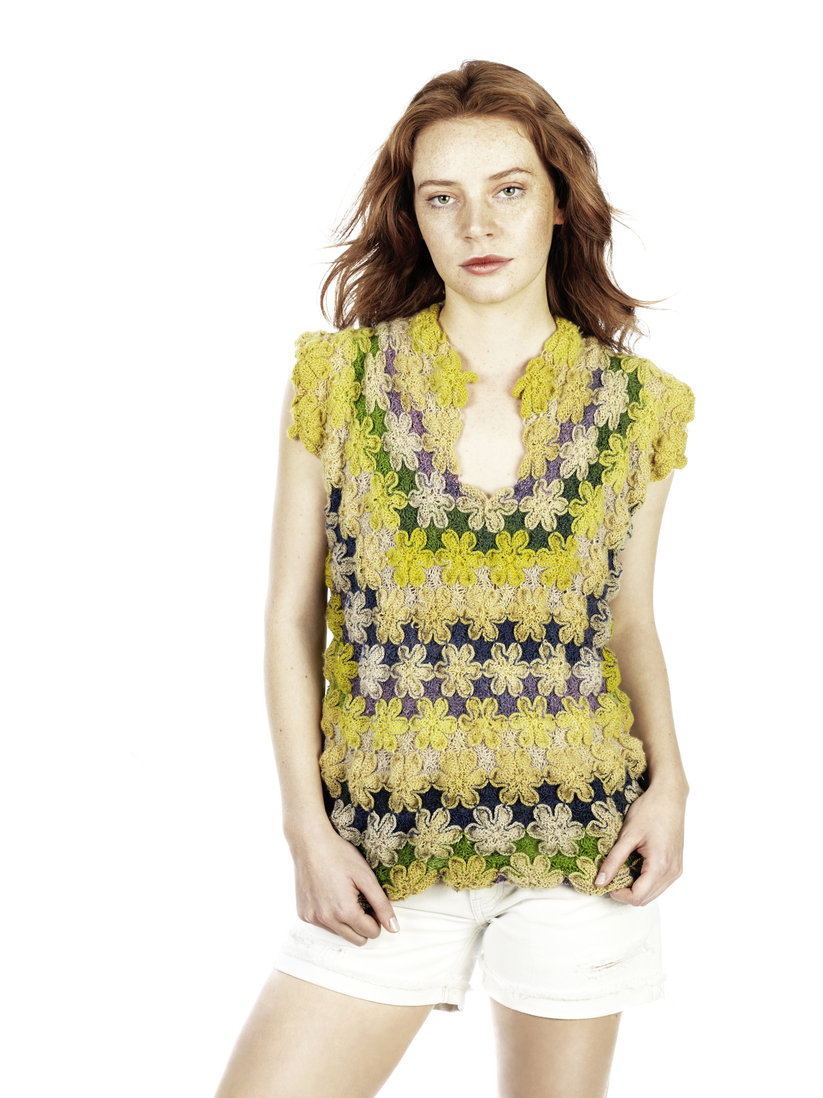 Shirt "Flowering Time" | Anleitungsheft | Wolle Zauberball® 100  | Stricken | Unjung Yun