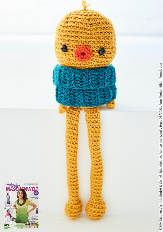 Hug-Mee Chicken  | Wollpaket mit Charity  | Häkeln | Veronika Hug, Woolly Hugs, Christophorus Verlag