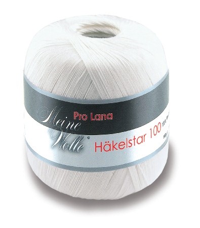 Häkelstar von Pro Lana 0001 - weiß