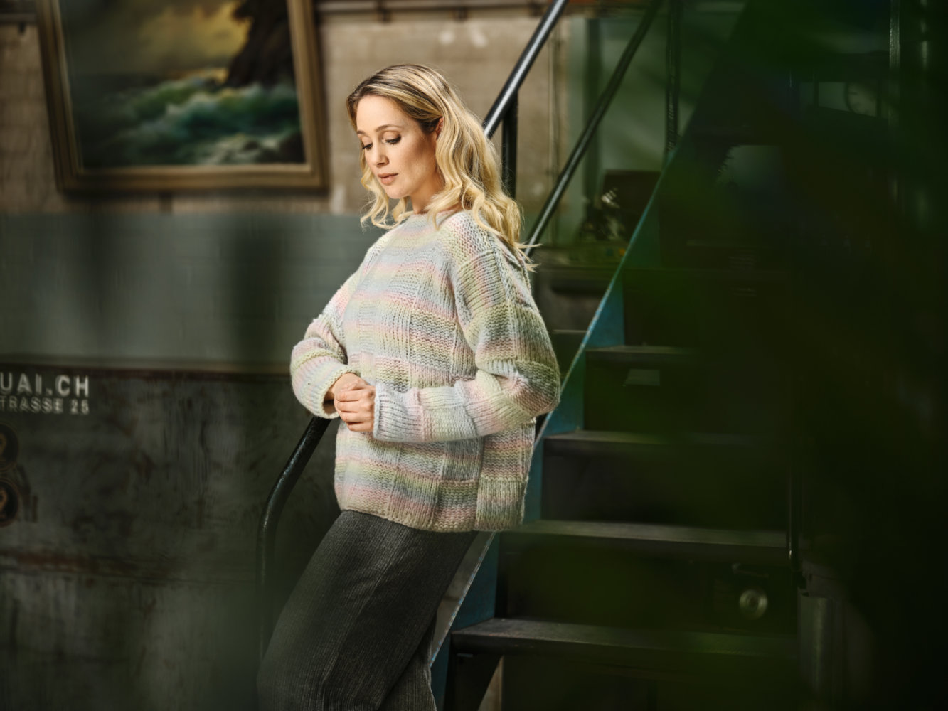 Sweater Schachbrettmuster | Anleitungsheft | Wolle Smooth  | Stricken | Pro Lana Sweater Schachbrettmuster | Anleitungsheft | Wolle Smooth  | Stricken | Pro Lana