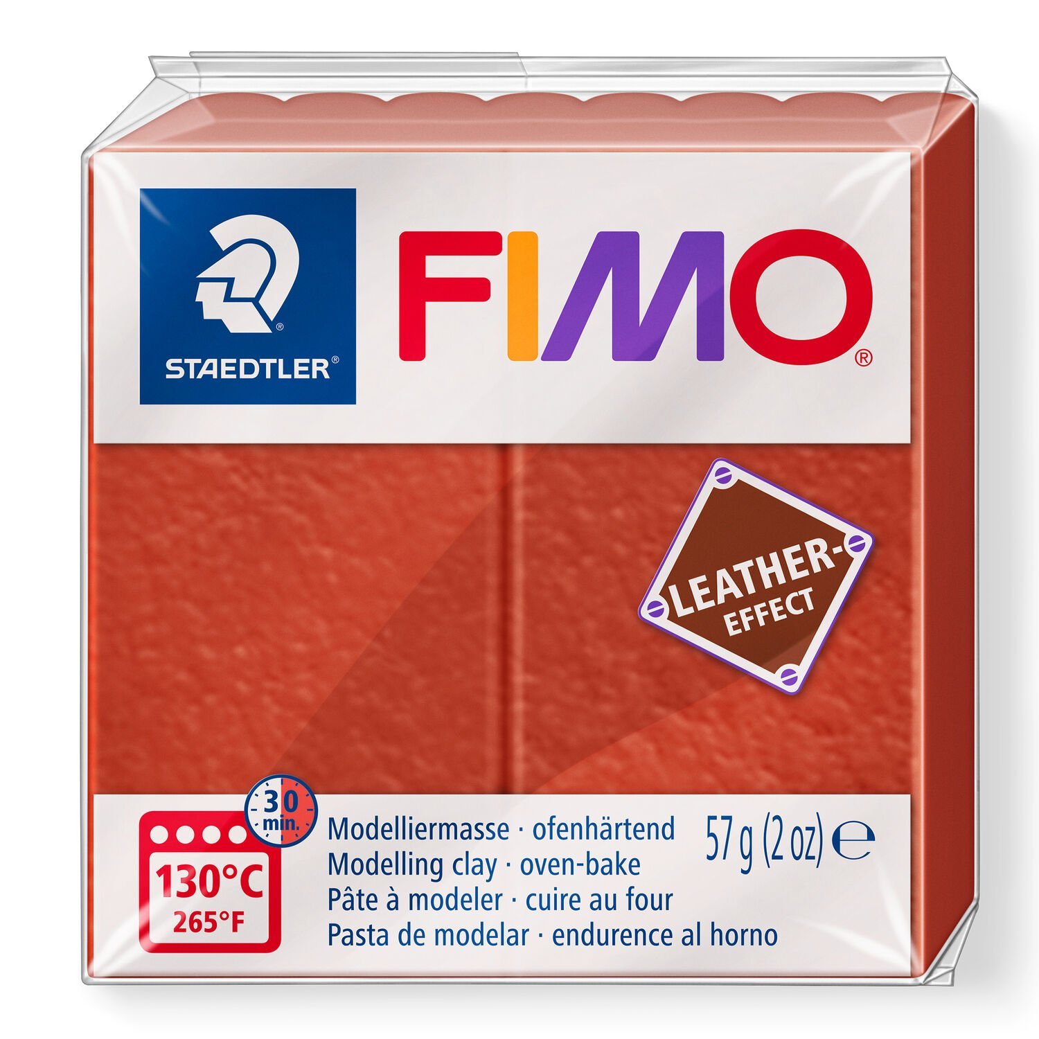 Modelliermasse FIMO® leather-effect 8010 0909 schwarz
